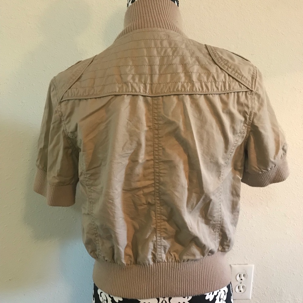 Cropped bomber jacket - Picture 4 of 5
